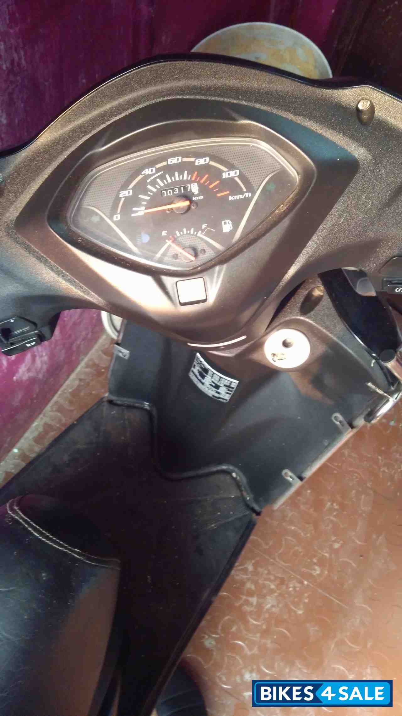 Black Honda Activa 4G