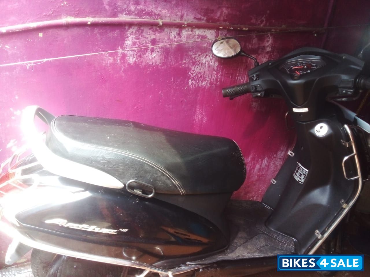 Black Honda Activa 4G