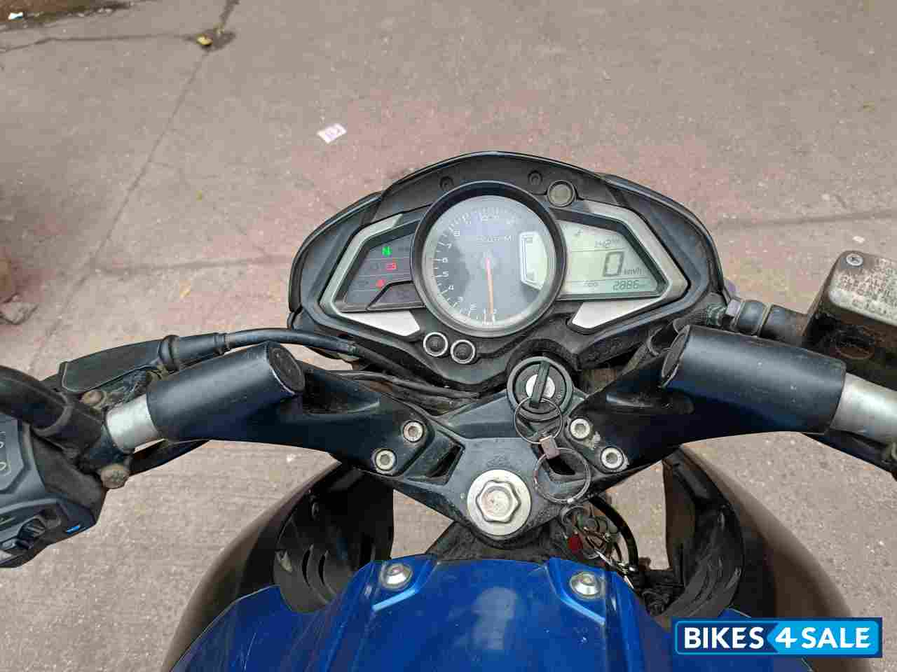 Black Blue Bajaj Pulsar NS 160