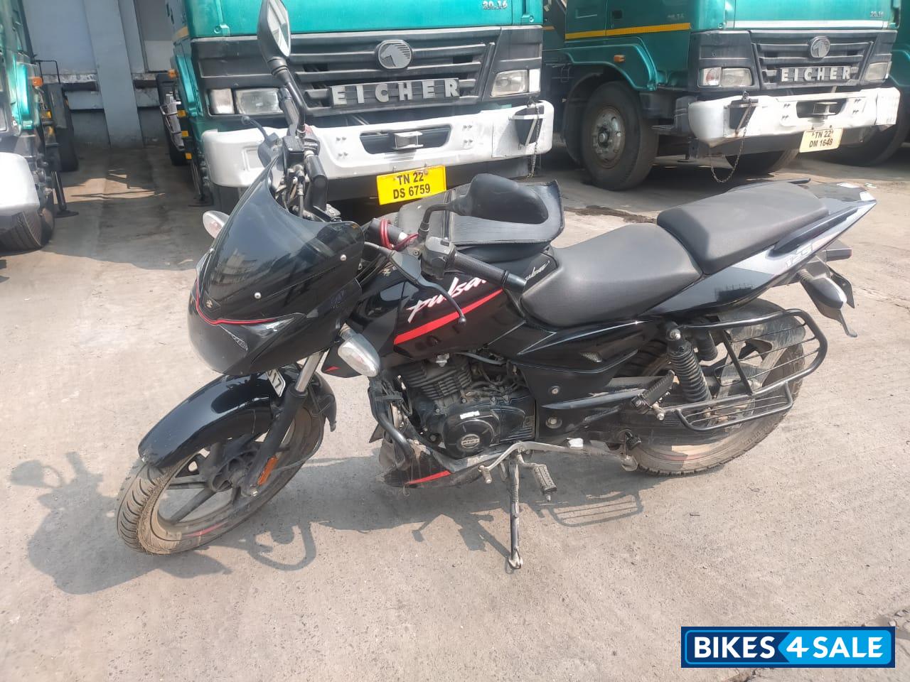 Black With Red Bajaj Pulsar 125 Neon