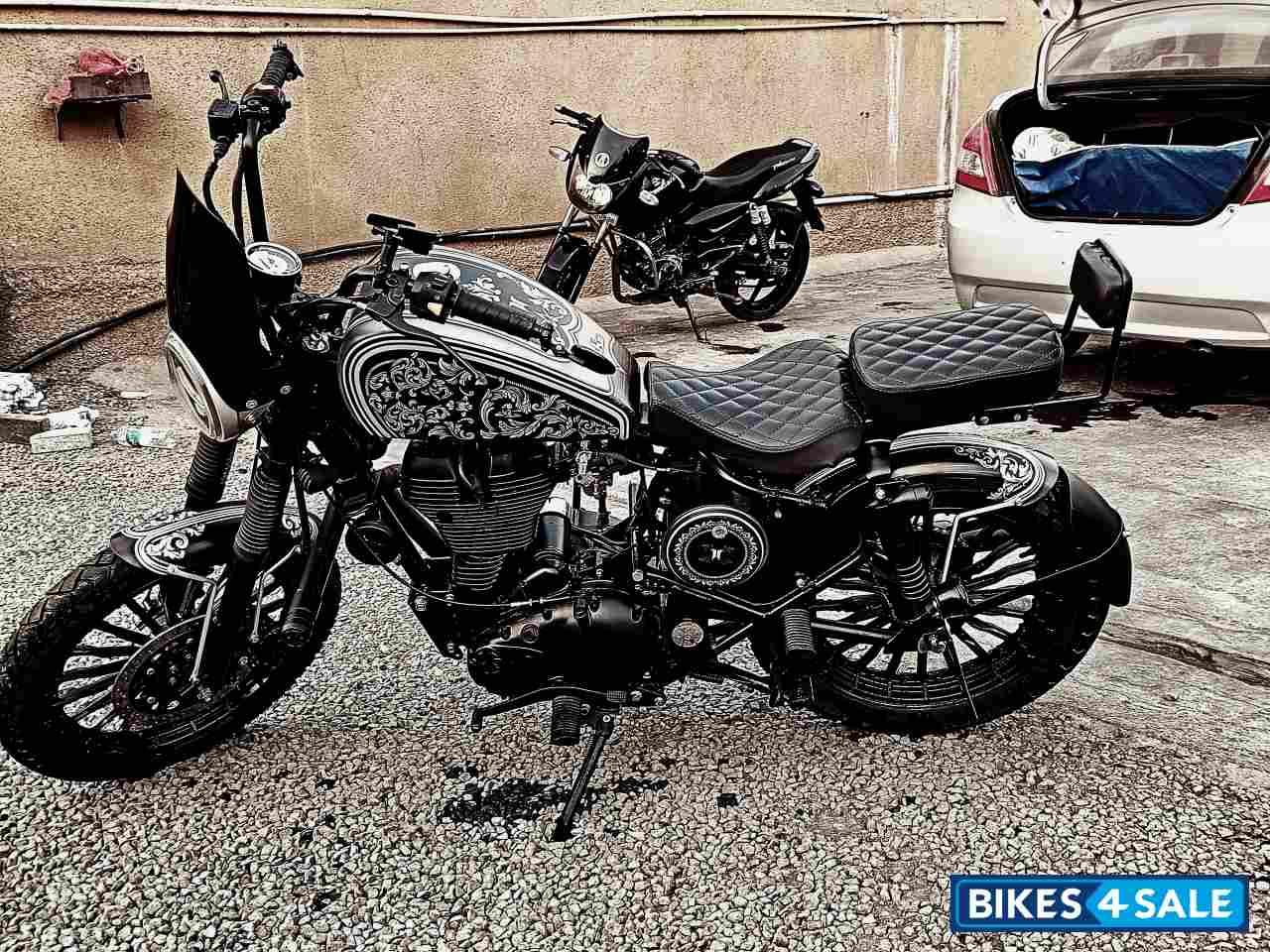 Black Royal Enfield Bullet Electra Twinspark Black Royal Enfield Bullet Electra Twinspark