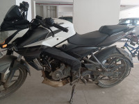 White&black Bajaj Pulsar 200 NS