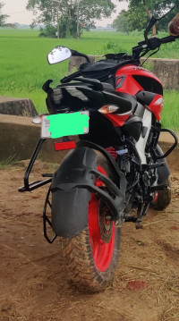 Red Colour And White Bajaj Pulsar NS 160 BS6
