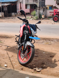 Red Colour And White Bajaj Pulsar NS 160 BS6