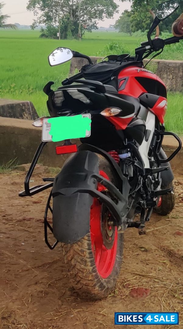 Red Colour And White Bajaj Pulsar NS 160 BS6
