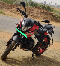 Red Colour And White Bajaj Pulsar NS 160 BS6