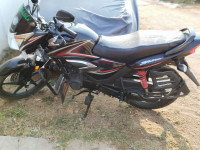 Black Honda Shine BS6