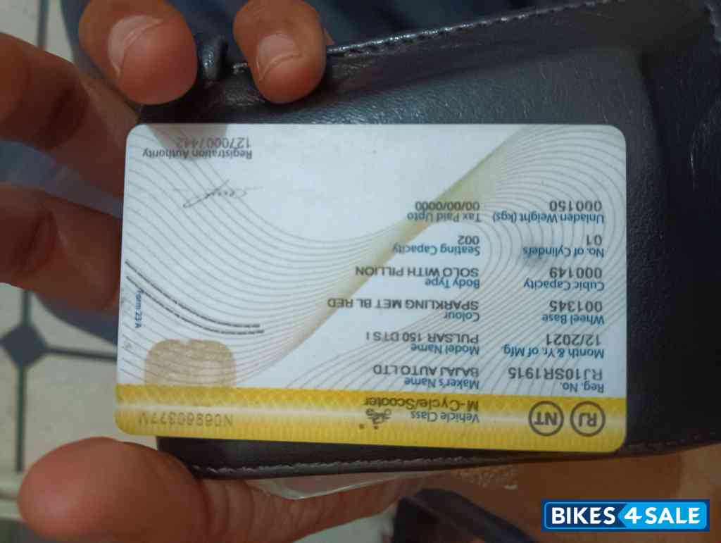 Sparkling Met Bl Red Bajaj Pulsar 150 DTSi