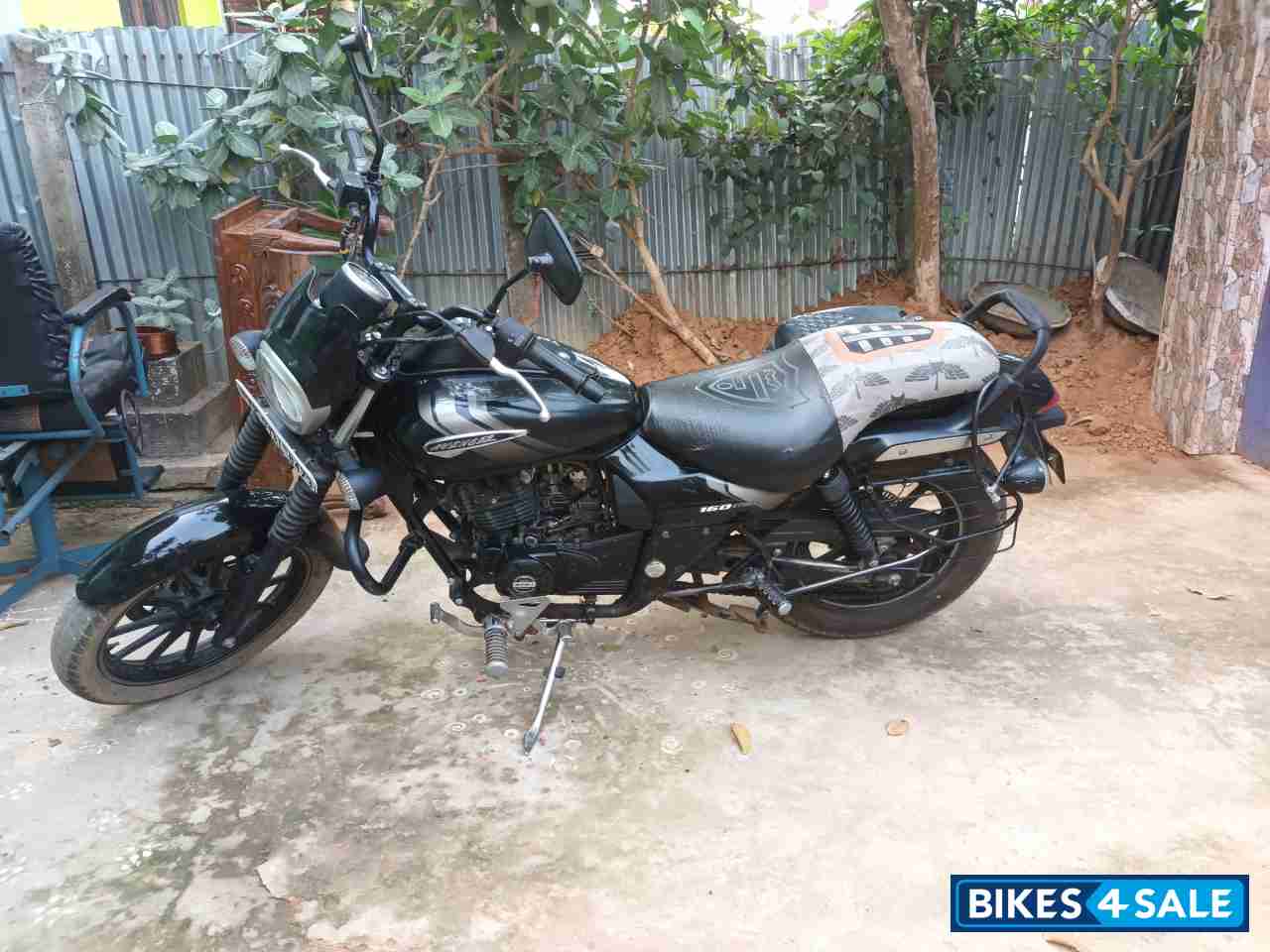 Ebony Black Met Bajaj Avenger Street 160