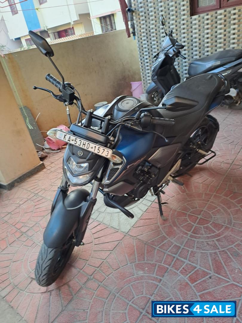 Dark Matte Blue Yamaha FZ-S FI V3