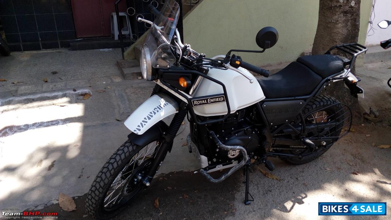 White Royal Enfield Himalayan