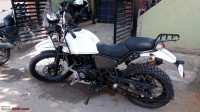 White Royal Enfield Himalayan