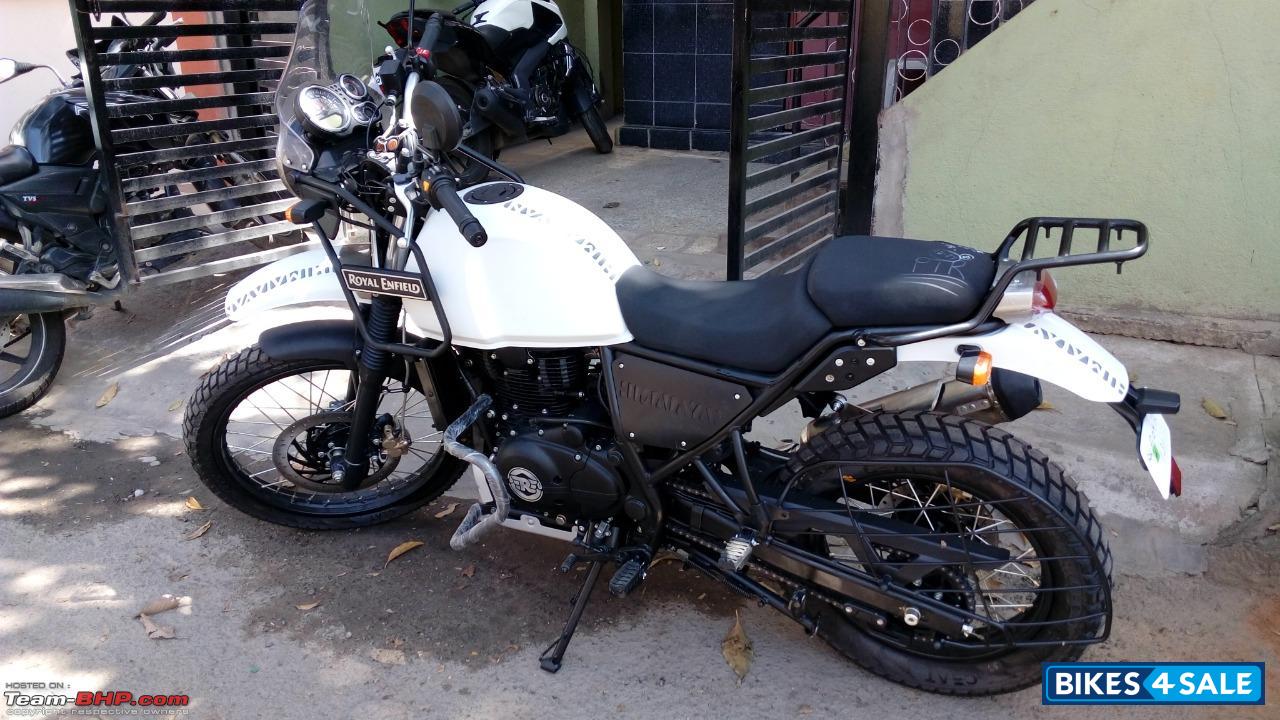 White Royal Enfield Himalayan