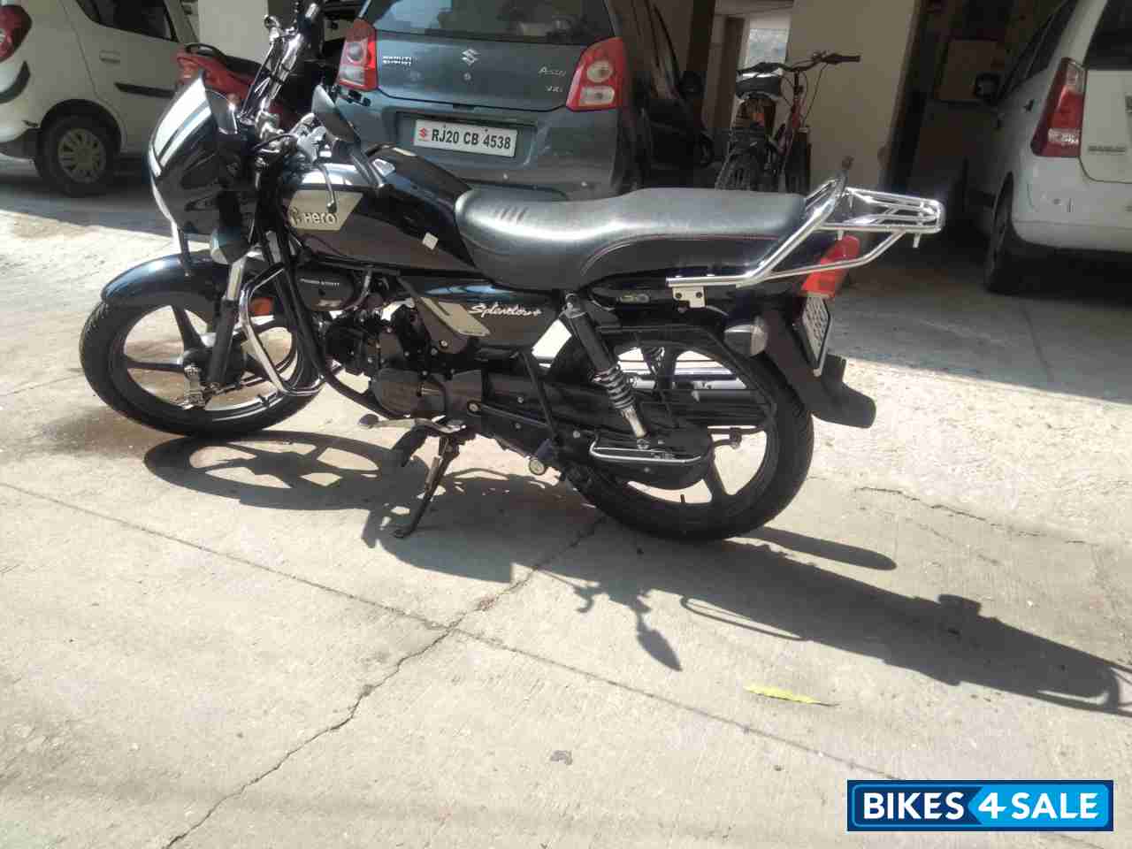 Black Grey Hero Splendor Plus Xtec