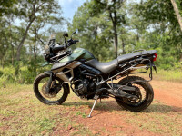 M K Green Triumph Tiger 800 XCA