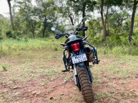 M K Green Triumph Tiger 800 XCA