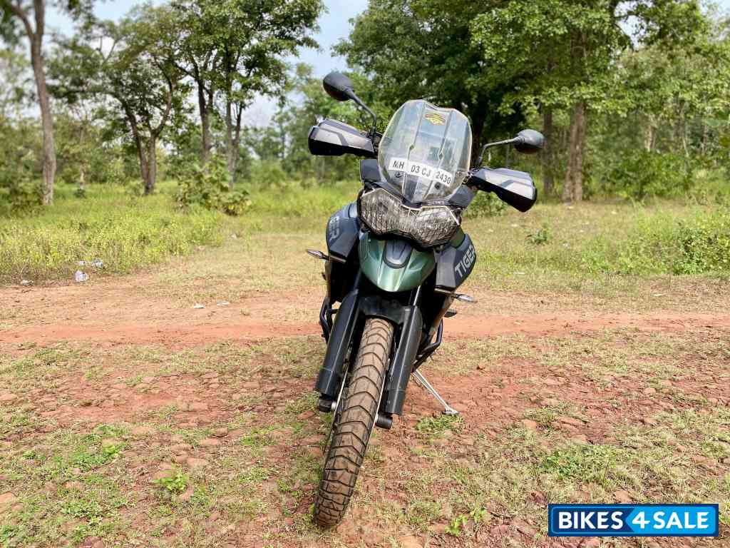 M K Green Triumph Tiger 800 XCA