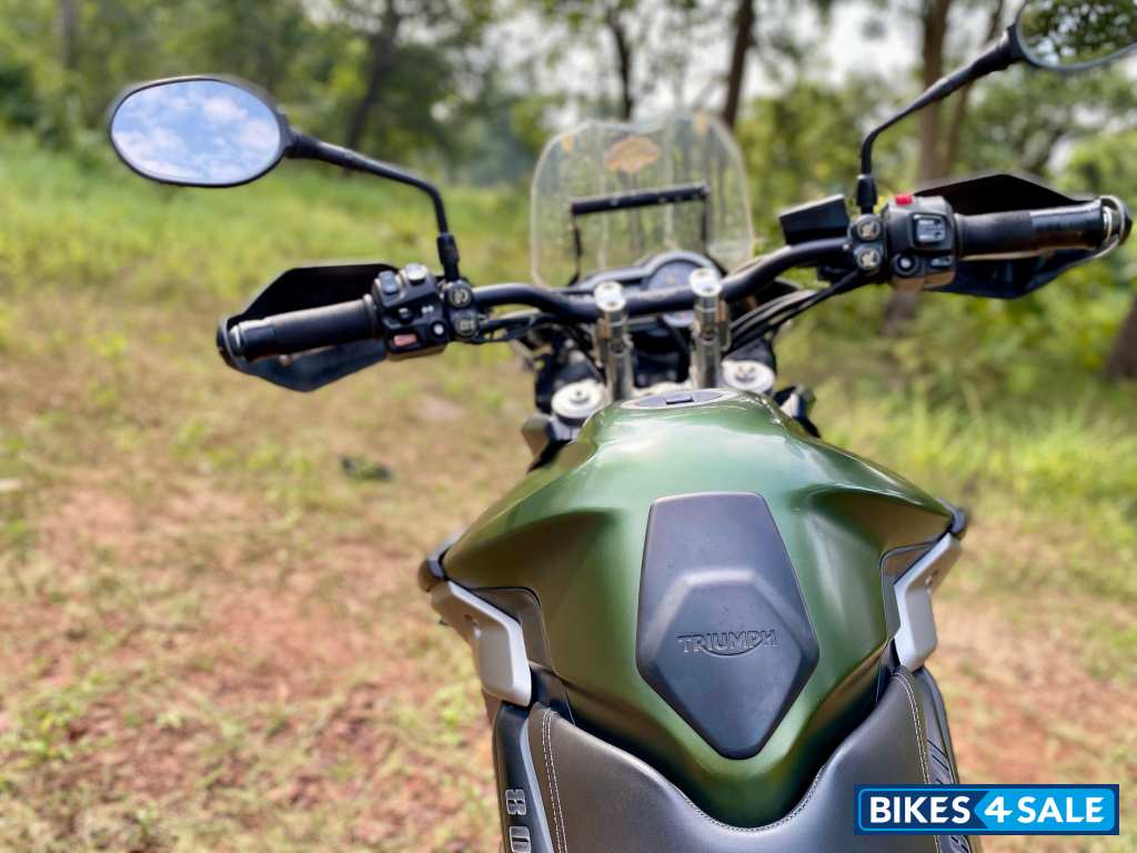 M K Green Triumph Tiger 800 XCA