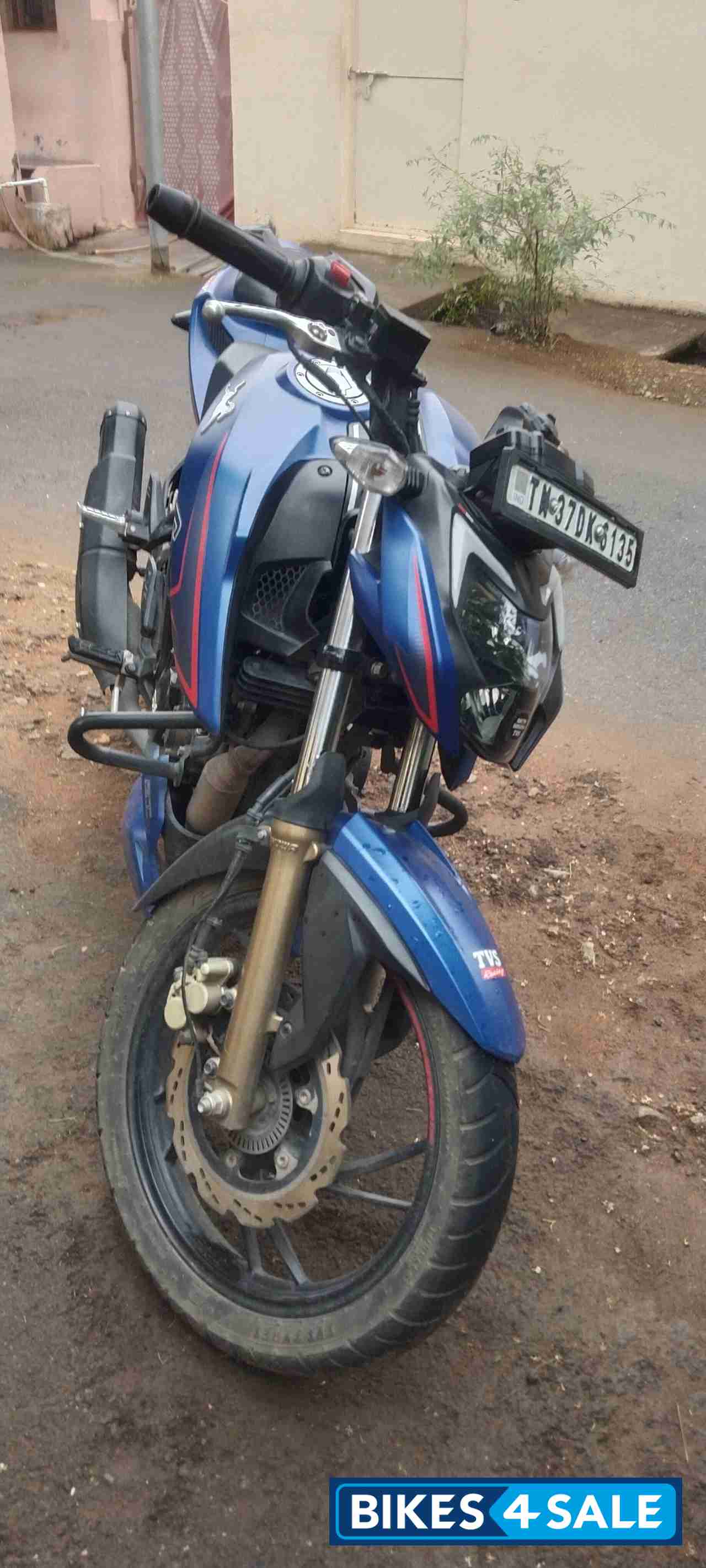 Matt Blue TVS Apache RTR 200 4V ABS