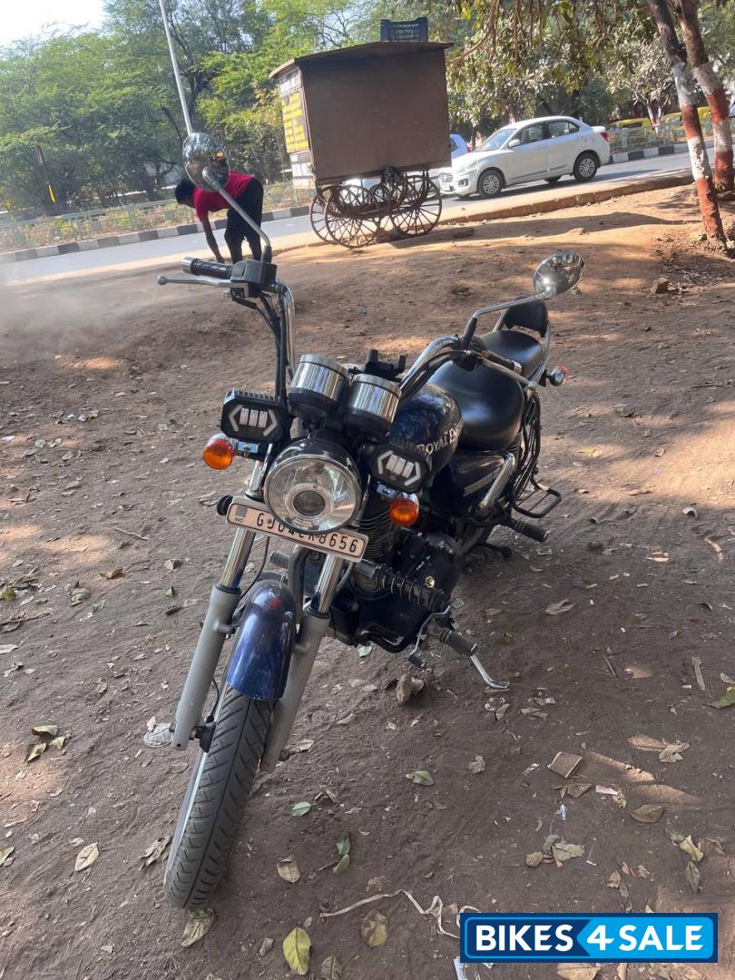 Marine Blue Royal Enfield Thunderbird 350