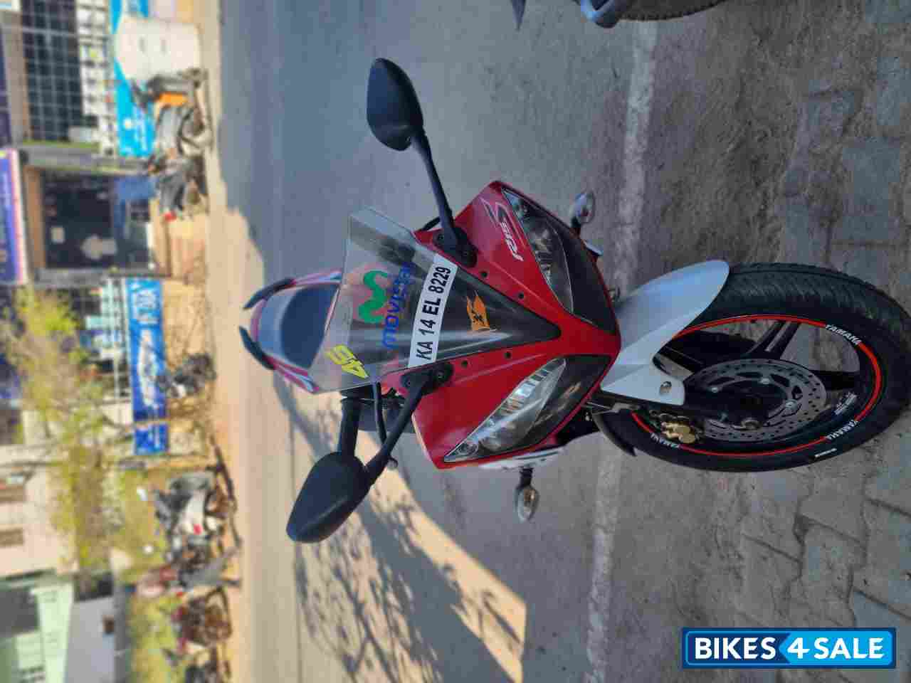 Red And White Yamaha YZF R15 S