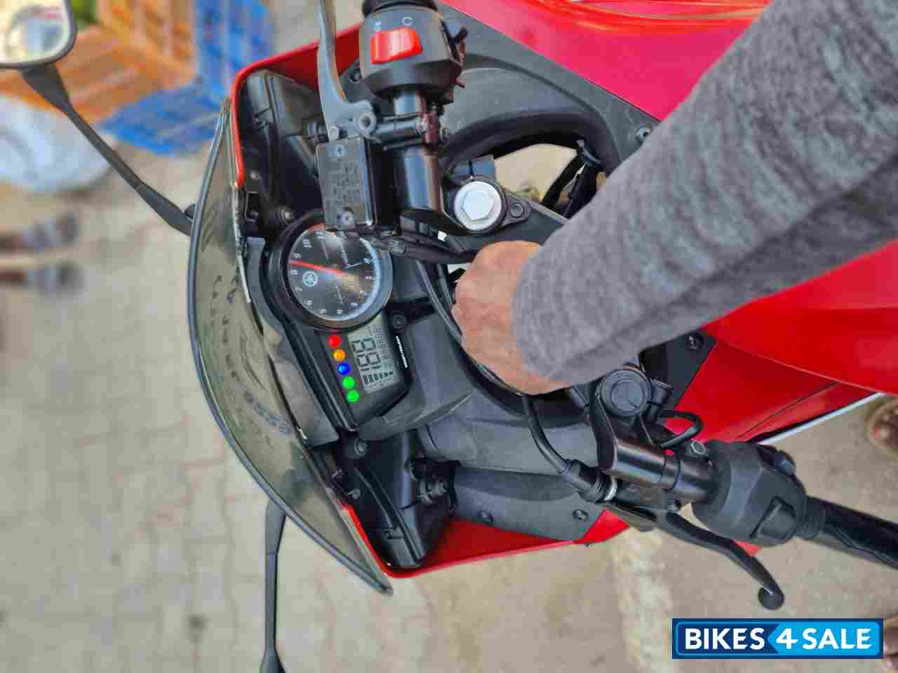 Red And White Yamaha YZF R15 S