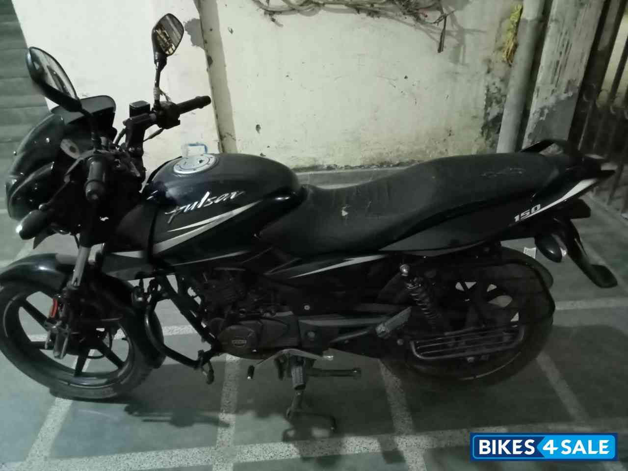 Ebony Black With Silver Bajaj Pulsar 150 DTSi