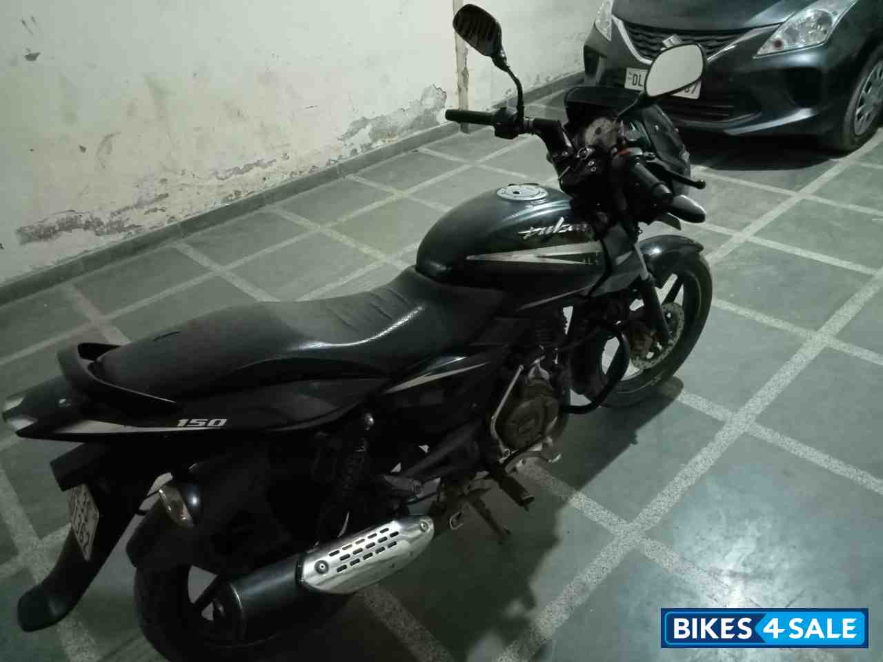 Ebony Black With Silver Bajaj Pulsar 150 DTSi