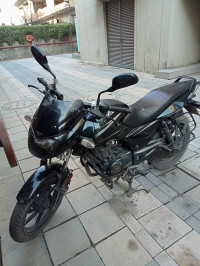 Ebony Black With Silver Bajaj Pulsar 150 DTSi