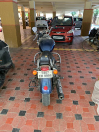 Blue Royal Enfield Thunderbird