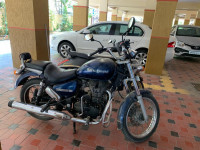 Blue Royal Enfield Thunderbird