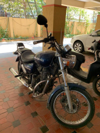 Blue Royal Enfield Thunderbird