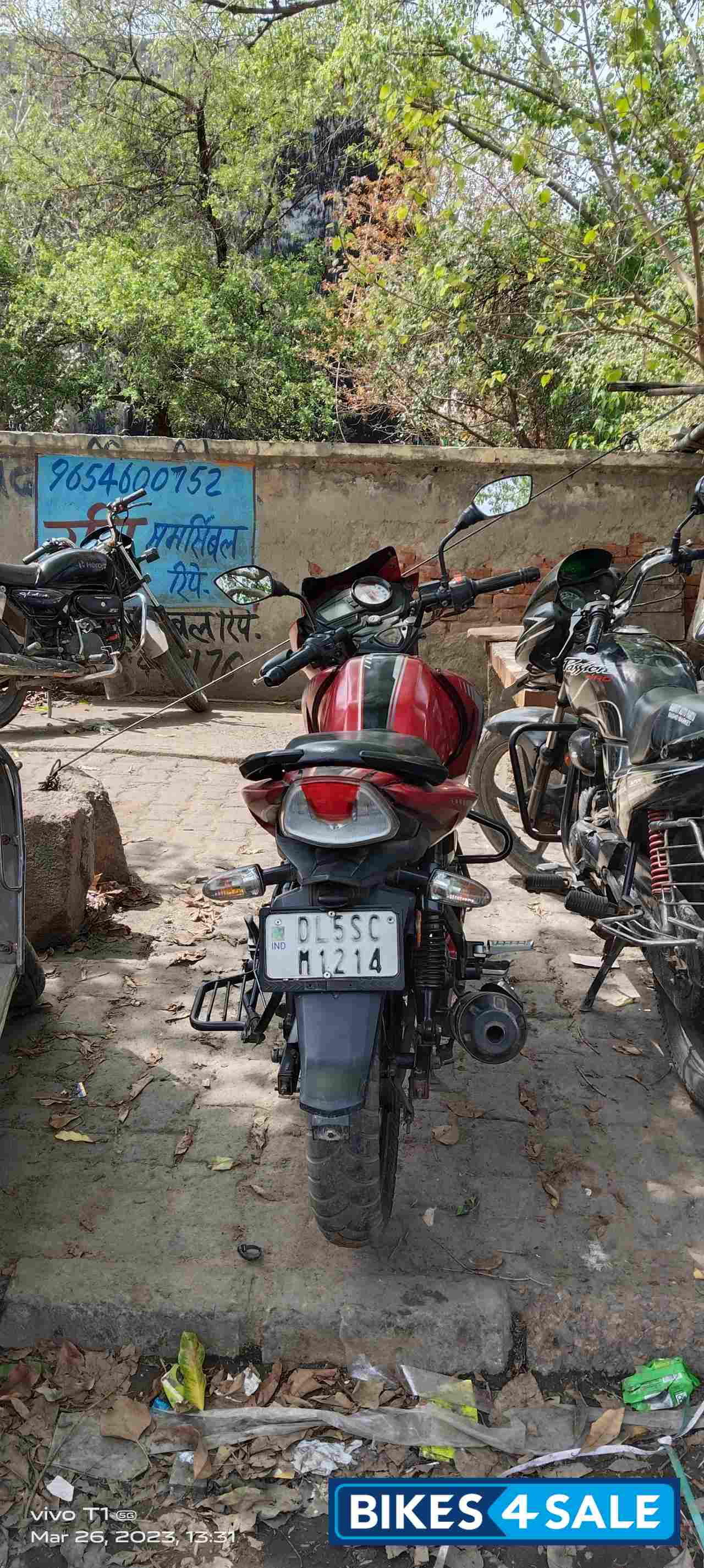 Matte Red TVS Apache RTR 160 2020