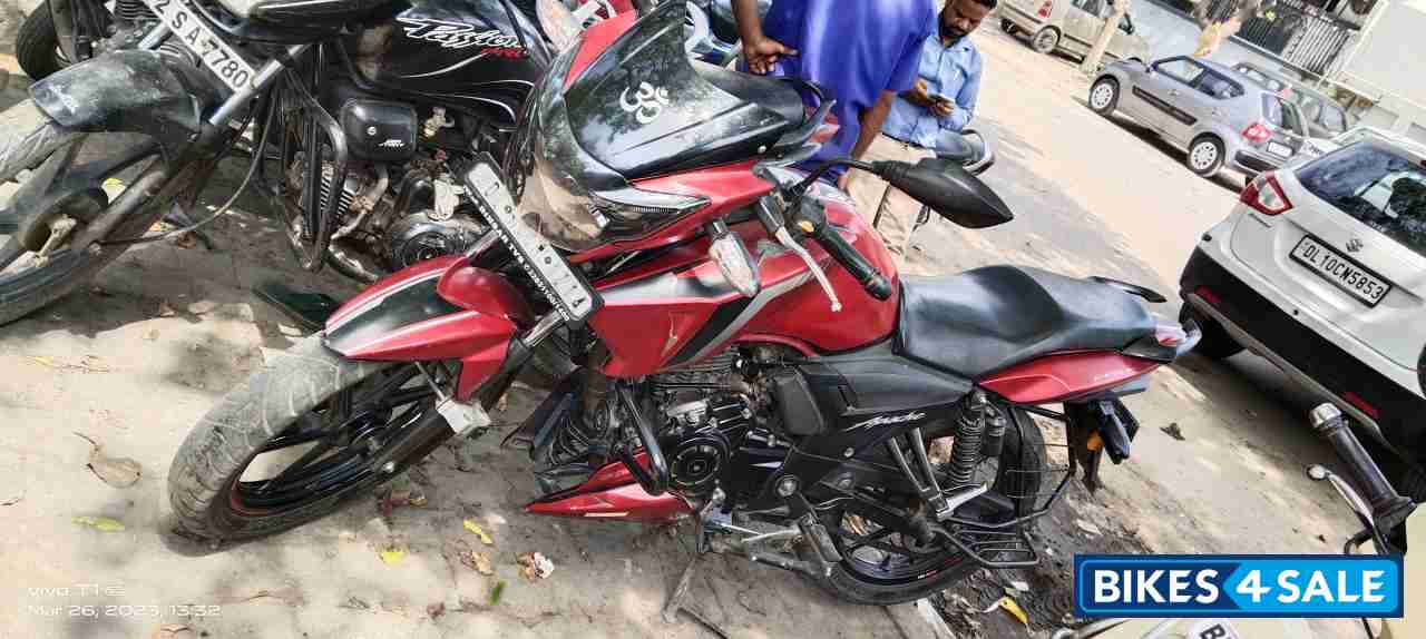Matte Red TVS Apache RTR 160 2020