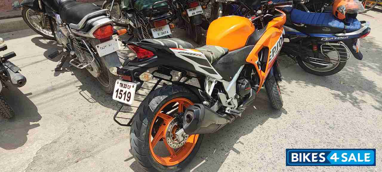 Orange Honda CBR 250R
