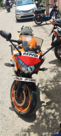 Orange Honda CBR 250R