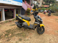 Black & Yellow TVS NTORQ 125