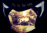 Black TVS Apache RTR 200 4V