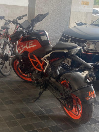 Black And Orange KTM Duke 390