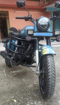 Airborne Blue Royal Enfield  Classic Signals 350cc dual abs