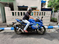 Blue Suzuki Gixxer SF Moto GP