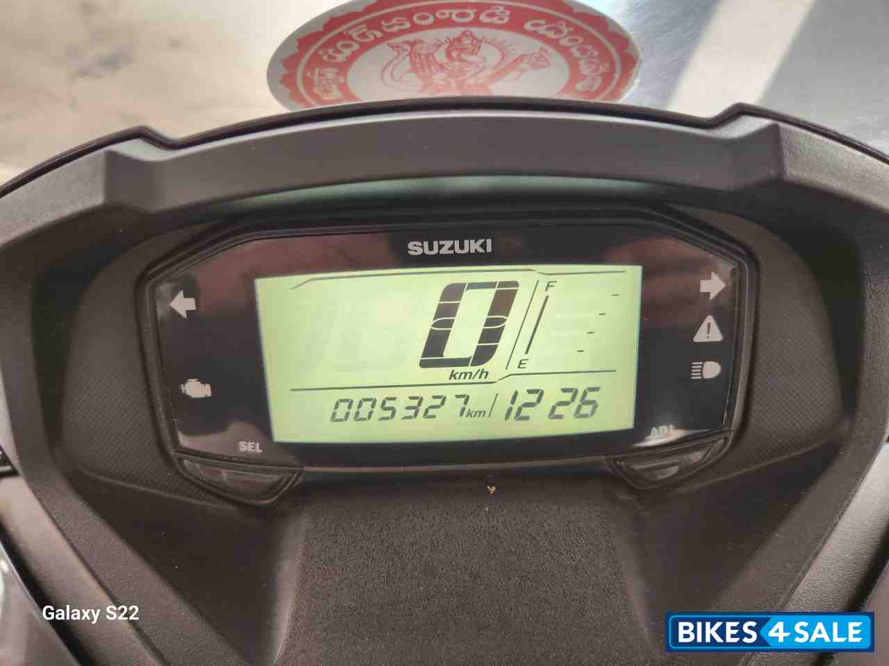 Black Suzuki Burgman Street