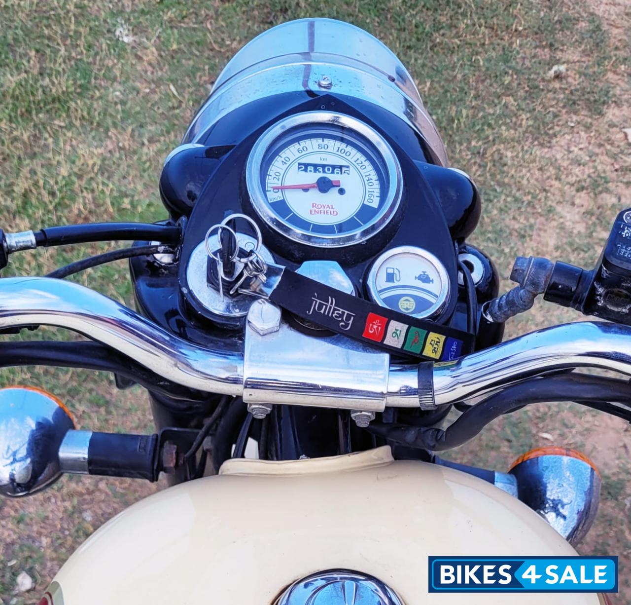 Tan Royal Enfield Classic 500