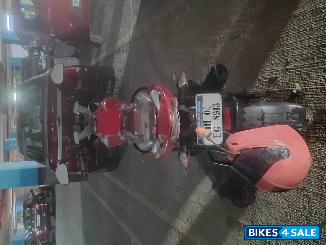 Red Bajaj Pulsar 135LS