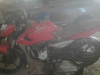 Red Bajaj Pulsar 135LS