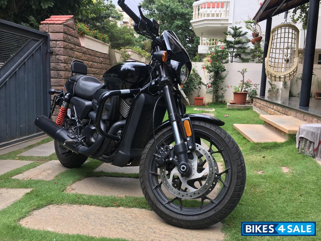 Black Harley Davidson Street Rod