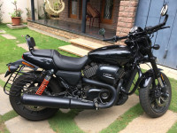 Black Harley Davidson Street Rod