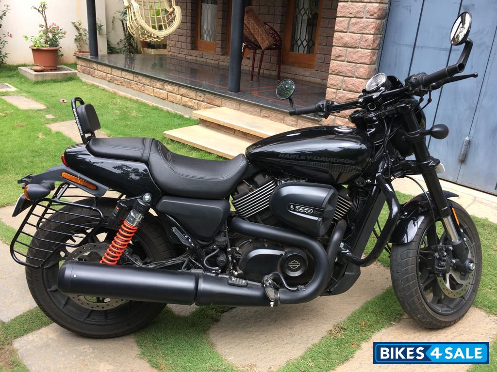 Black Harley Davidson Street Rod