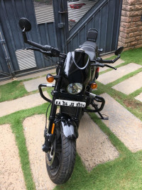 Black Harley Davidson Street Rod