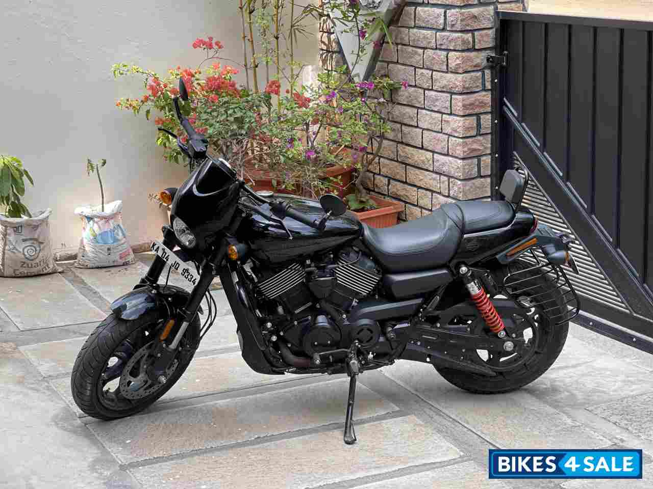 Black Harley Davidson Street Rod